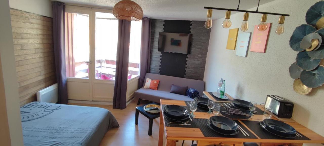 Appartement Orcières Rond point des Pistes, Front de neige Extérieur photo